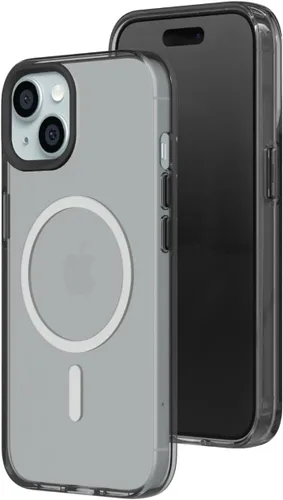 Vista 15 de RhinoShield - Funda transparente MagSafe compatible para iPhone 15 Strong Magnetic, Anti-Yellowing, Transparent, High Clarity, Shockproof