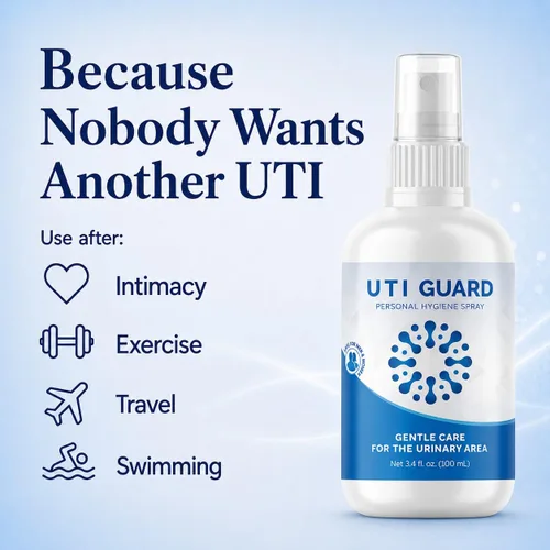 Vista 4 de UTI Guard - Spray externo sin enjuague para prevención de infecciones urinarias, para mujeres y hombres Proactive urinary tract care
