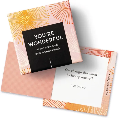 Vista 8 de Compendium ThoughtFulls - Tarjetas desplegables, paquete de 4 unidades de You're Awesome, You Matter, You're Wonderful, Yay You, 120 tarjetas