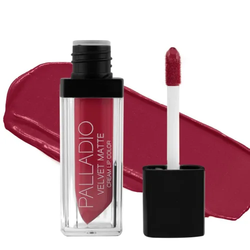 Vista 11 de Palladio Velvet Matte Cream Lip Color, Angora