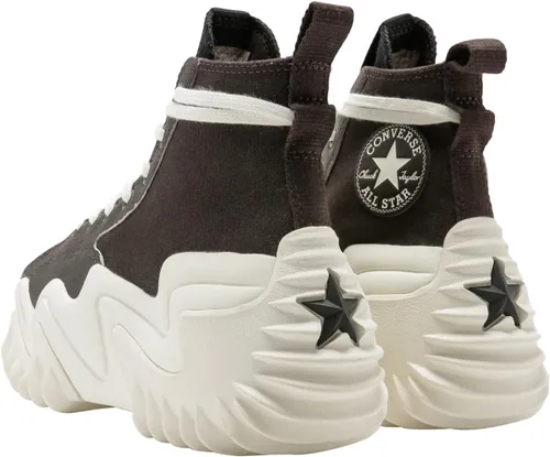 Vista 4 de Converse Run Star Motion Hi - Zapatillas deportivas para mujer, terciopelo negro, marrónnegromasilla pálida, 6.5 mujeres5 hombres, Terciopelo
