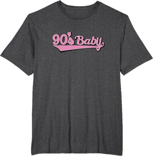 Vista 15 de 90s Baby Nostalgia Camiseta retro rosa con diseño estético, Blanco
