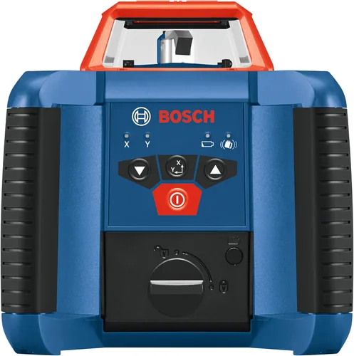 Vista 3 de BOSCH GRL2000-40HK REVOLVE Kit de láser rotativo horizontal autonivelante, incluye trípode, varilla de grado, receptor láser, 2 baterías D, 2