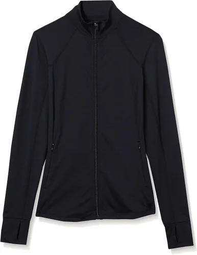 Vista 6 de Tienda Essentials Chaqueta elástica con cremallera completa para mujer (disponible en tallas grandes)