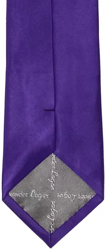 Vista 199 de tiemart Corbata de color sólido para hombre Longitud estándar