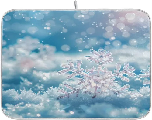 Vista 21 de Tapete de secado de platos de otoño de calabaza y arce de 16 x 18 pulgadas, absorbente para platos de otoño, protector para cocina de secado rápido