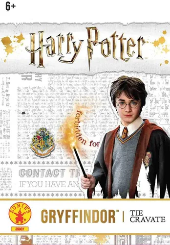 Vista 4 de Rubie's Corbata de cuello de Harry Potter para adultos, Gryffindor, Gryffindor