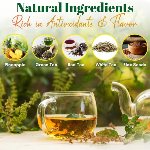 Vista 5 de 3 Cajas de Té Piñalim Te Pinalim Tea GN+Vida Té para Dieta, Suministro para 90 Días