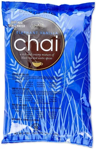 Vista 4 de David Rio Elephant Vanilla Chai, 64 onzas (paquete de 4)