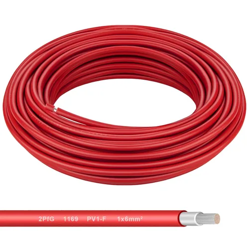 Vista 15 de Cable de extensión fotovoltaico de cobre estañado 8AWG (10 mm²), cable de conexión de panel solar para caravanas al aire libre, lancha automotriz