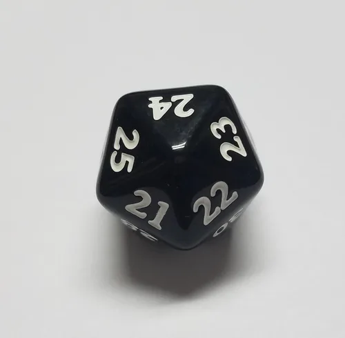 Vista 7 de Juego de contador mágico y juego de dados de vida Spindown Black Commander/EDH (40-21 y 20-1)