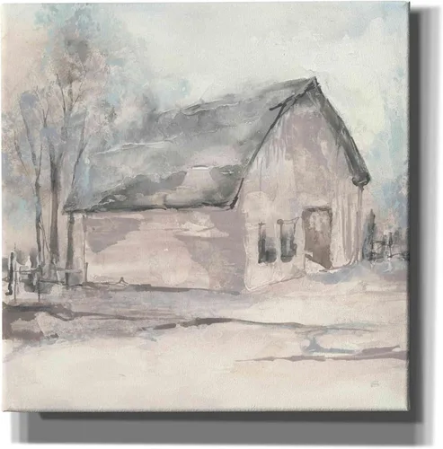 Vista 11 de Epic Graffiti "Barn I" de Chris Paschke, lienzo de arte de pared Giclée, 12 x 12 pulgadas