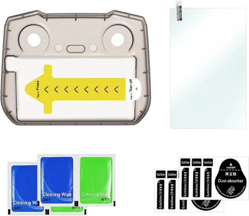 Vista 9 de Protector de pantalla Mini 5 Pro RC 2 con kit de alineación automática, Mini 4 Pro/Air 3S/Mavic 4Pro/Mini 3 3Pro/Accesorios remotos de pantalla