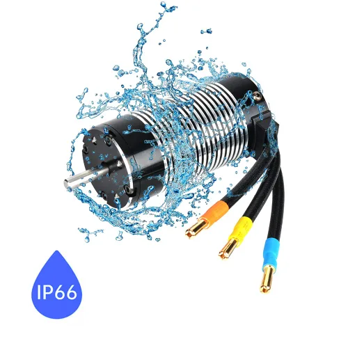 Vista 3 de 1/10 Off-Road Tarjeta corta Pies grandes con accesorios modificados Violento Interstellar 3660 Motor sin escobillas 4 Motor de par extremadamente