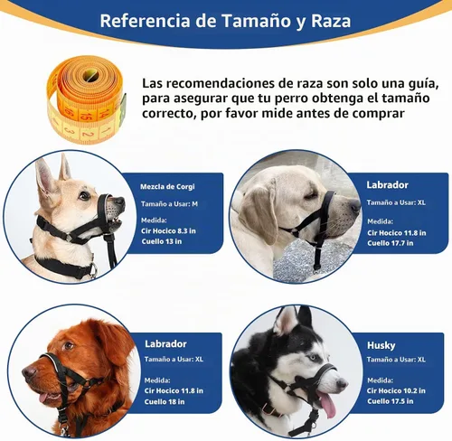 Vista 8 de BARKLESS Collar de cabeza para perros, sin tirones de la cabeza para perros grandes, medianos y pequeños, para perros con correa de seguridad
