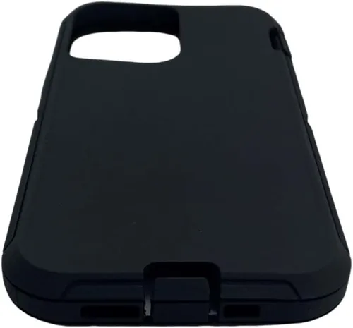 Vista 5 de Funda exterior de goma de repuesto compatible con iPhone 13 Mini Otterbox Defender Series Case (negro)