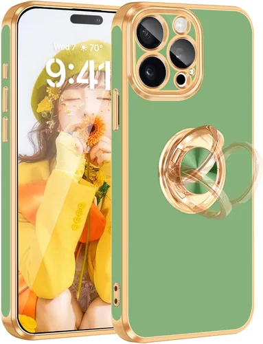 Vista 9 de Fingic Funda para iPhone 11, Funda para iPhone 11 con Soporte de Anillo [Soporte de Anillo Giratorio de 360° Base Magnética]