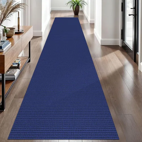 Vista 143 de EARTHALL Alfombra tejida de 2 x 3 pies, lavable para entrada, alfombra trenzada antideslizante, alfombra para puerta interior y exterior, alfombra