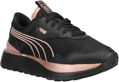 Vista 2 de PUMA Zapatos deportivos metálicos Cruise Rider para mujer, estilo casual, color negro