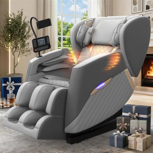 Vista 8 de Massage Chair Full Body, Zero Gravity Massage Chair with 16 Fix Rollers, Auto Massage Program, Foot and Calf Massage, Recliner Chair with Heating