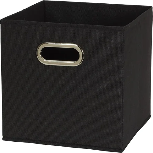 Vista 9 de Household Essentials Cubos de Almacenamiento de Tela Plegables Paquete de 6 – 11x11x11 Contenedores No Tejidos Apilables con Lados de Cartón