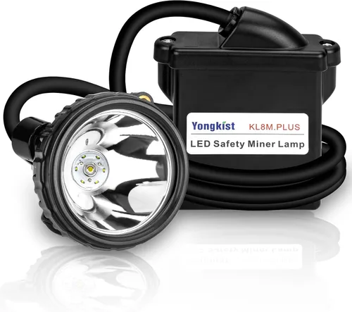 Vista 9 de Luz LED recargable para casco de minería – A prueba de explosiones impermeable subterránea lámpara de seguridad subterránea, faro brillante