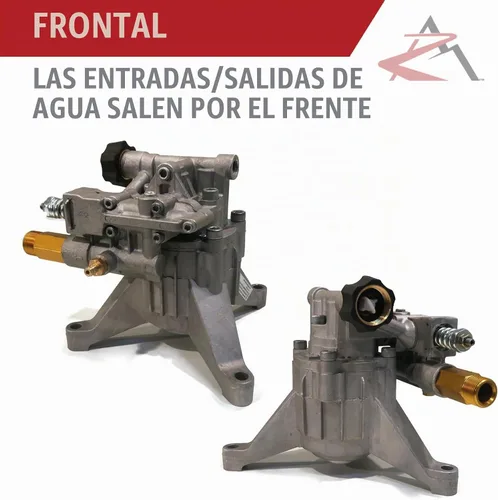 Vista 4 de Bomba de agua para hidrolavadora Excell VR2500 VR2522 VR2530 Troybilt 020486 y más.