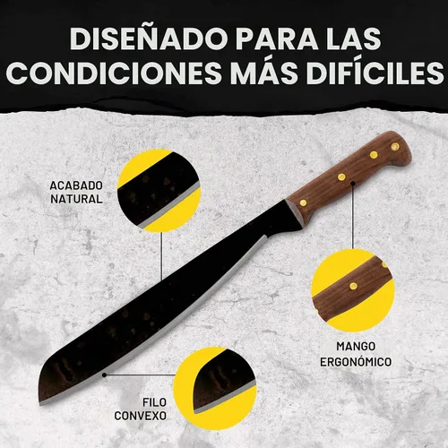 Vista 4 de Condor Tool & Knife Tactical Machete with Walnut Handle