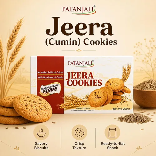 Vista 2 de Patanjali Biscuit Jeera (paquete de 3) - 7.05 oz