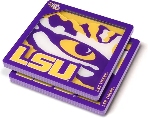 Vista 5 de YouTheFan NCAA Serie Logo 3D NCAA Posavasos