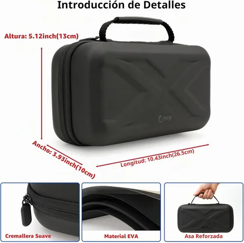 Vista 4 de Funda de almacenamiento con protección EVA Gleegi Compatible con arrancadores de litio NOCO Boost Plus GB40/Boost Sport GB20 UltraSafe, caja