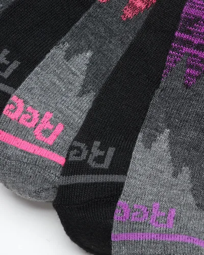 Vista 5 de Reebok Calcetines deportivos para mujer - Calcetines de corte bajo de rendimiento (paquete de 6)