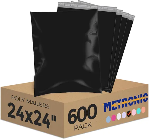 Vista 13 de Metronic 1000 sobres de polietileno de 14.5 x 19 pulgadas, bolsas de envío resistentes para pequeñas empresas, bolsas de polietileno impermeables