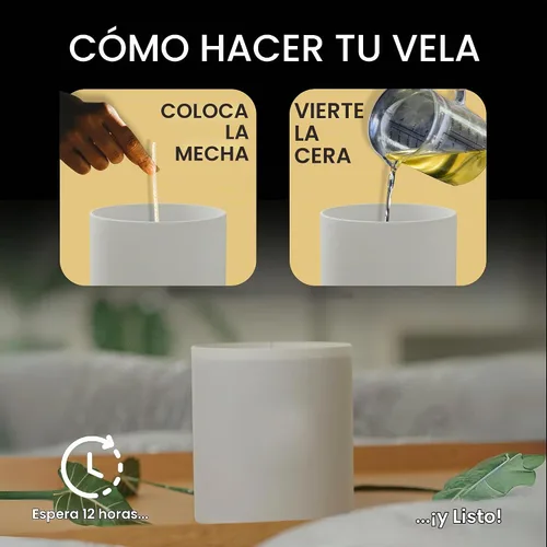 Vista 5 de Tarros de vela TRUE de 7 onzas – Tarros de velas vacíos para hacer velas – Tarro de vela a granel – Tapas de tarros de vidrio – Vasos de vela