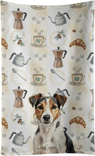 Vista 105 de Caroline's Treasures Afghan Hound - Toalla de cocina para barra de café, terciopelo frontal y lazo de algodón, lavable a máquina Sabueso afgano
