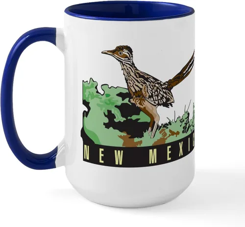 Vista 18 de CafePress ALBUQUERQUE New Mexico - Taza grande para placa de matrícula de 15 oz (15.0 fl oz)