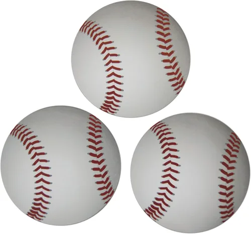 Vista 3 de Novel Merk Círculo de béisbol para profesores, juego de imanes pequeños para nevera, diseño en miniatura (12 piezas)