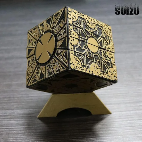 Vista 2 de SUIZU Caja de rompecabezas Hellraiser Desmontable, Caja de Bloqueo con Deformación Funcional con Base