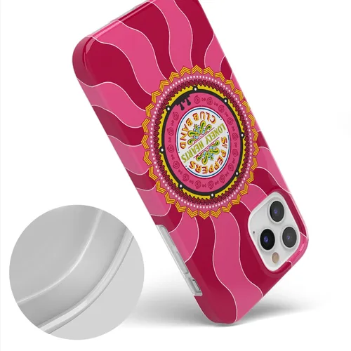 Vista 4 de Estuche Casely para iPhone 12 Pro Max Beatles Lonely Hearts Club SGT. Pepper's Clásico