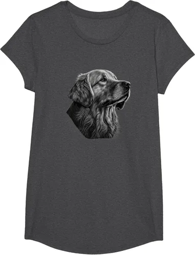 Vista 82 de Camiseta divertida Golden Retriever, Negro