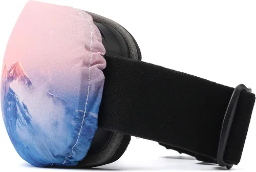 Vista 4 de Sunsetbaby Funda protectora para gafas de esquí – Mantén tus lentes limpias y sin arañazos – Regalos para los amantes del esquí