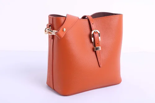 Vista 2 de Montana West Cuero auténtico oculto llevar bolsos y bolsos para las mujeres Handgun Crossbody bolsa, marrón