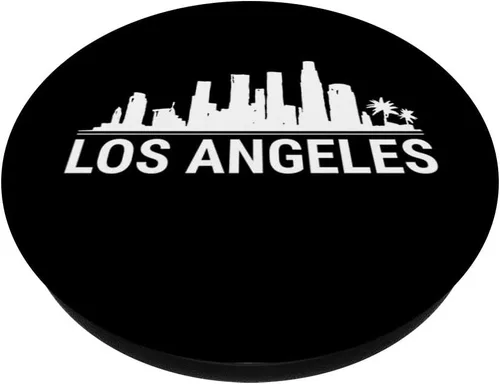 Vista 2 de Los Angeles Skyline Pop - PopSockets Grip and Stand for Phones and Tablets