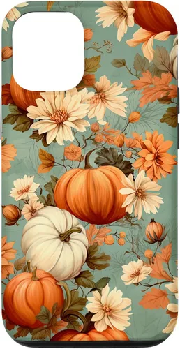Vista 27 de Funda con temática de otoño para iPhone 11 con diseño de calabaza de otoño para mujer