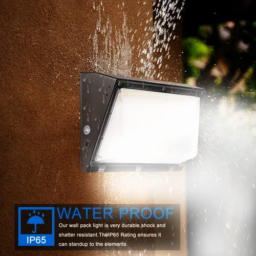 Vista 5 de Paquete de luz LED regulable de 80 W con fotocélula del atardecer al amanecer, 100-277 V 11200 LM 400-600 W equivalente a HPS/HID, iluminación