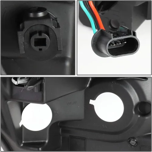 Vista 4 de DNA MOTORING HL-HPL-LED-FSU13-SM-AM-T2 Par de faros delanteros LED E-Styling DRL de repuesto compatible con Ford F-250 F-350 F-450 F-550 Super Duty