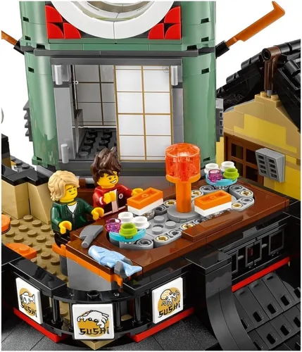 Vista 7 de LEGO NINJAGO Ninjago City 70620, 192 meses a 252 meses (4867 piezas)