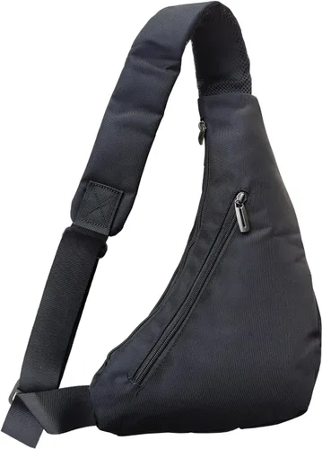 Vista 10 de Mochila de nylon para el pecho, mochila de viaje en bicicleta y gimnasio