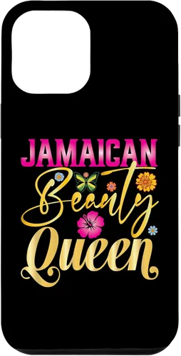 Vista 25 de iPhone 16 Jamaican Beauty Queen Jamaica Flag Jamaica Girl Souvenir Case