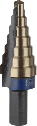 Vista 4 de Broca escalonada UniBit, de Irwin Tools, de 3/16 a 1/2 pulgada
